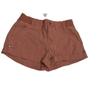 American Eagle Women's shorts‎ Real Good Stretch Cuffed Peach NEW size 4